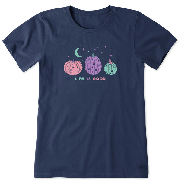 Women's Crusher Tee - Celestial Pumpkin Trio - Life is Good Westport, Canada