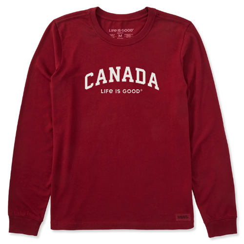 Women's Long Sleeve Crusher Tee - NEW Canada - Life is Good Westport, Canada
