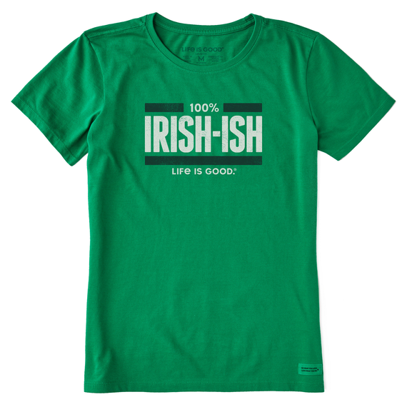 Women's Crusher Tee-100% Irish(ish) (St. Patty's)
