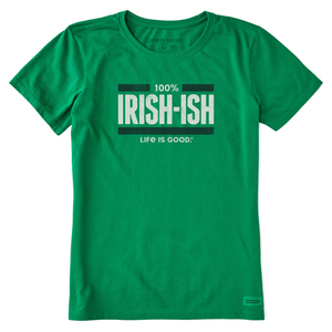 Women's Crusher Tee-100% Irish(ish) (St. Patty's)