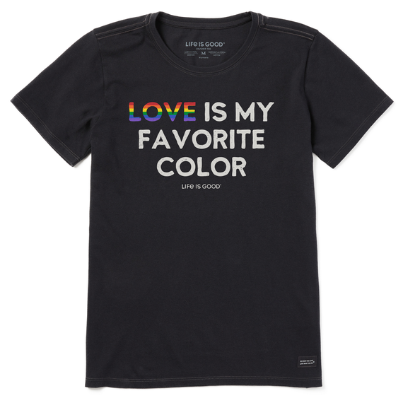 Women's Crusher Tee-Love is my Favourite Colour Pride
