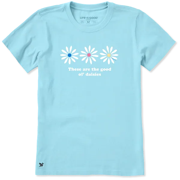 Women's Crusher Tee - These Are The Good Ol' Daisies - Life is Good Westport, Canada
