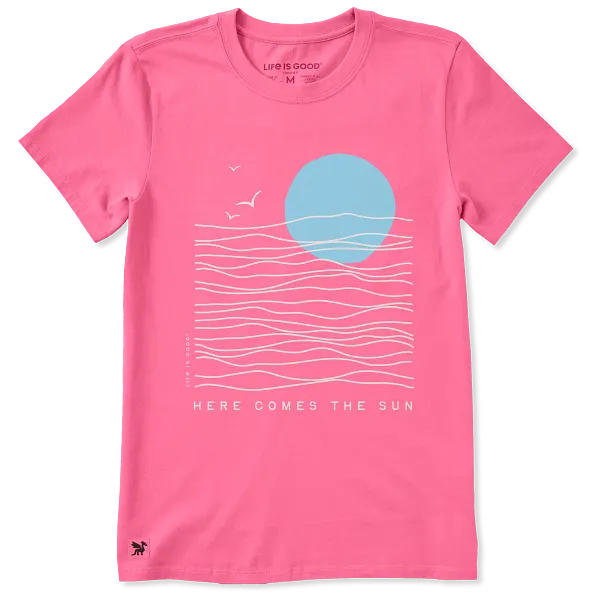 Women's Crusher Tee - Here Comes the Sun - Life is Good Westport, Canada