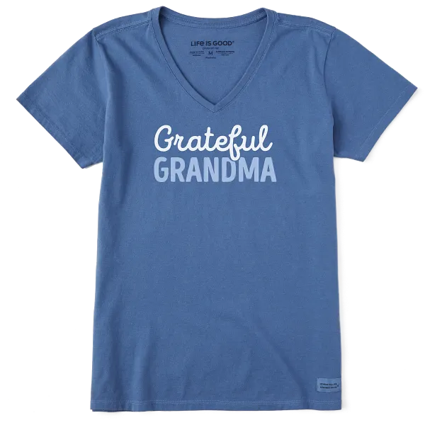 Women's Crusher Vee - Grateful Grandma