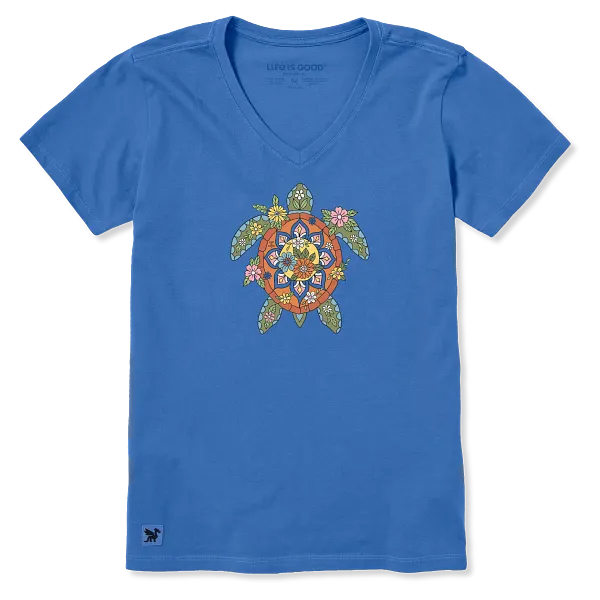 Women's Crusher Vee - Turtle Garden