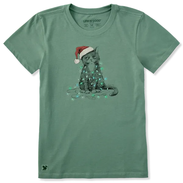 Women's Crusher Tee - Tangled and Unbothered (Cat)