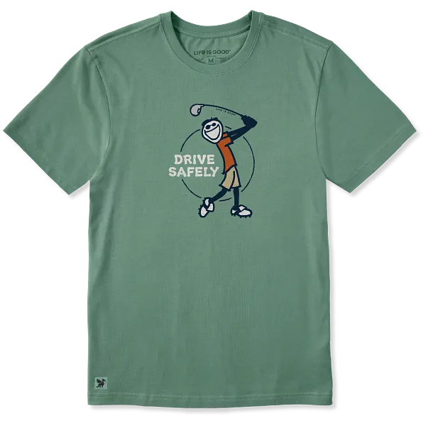 Men's Crusher Tee - Jake Golf Drive Safely