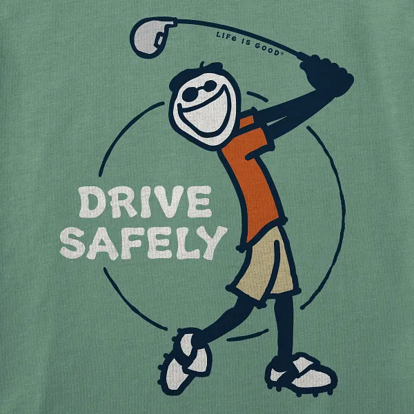 Men's Crusher Tee - Jake Golf Drive Safely