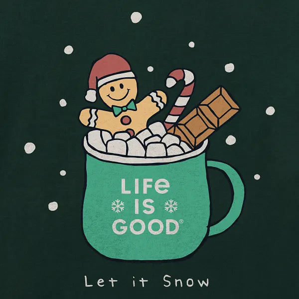 Kids Short Sleeve Crusher - Let it Snow