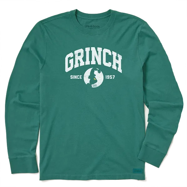 Men's Long Sleeve Crusher Tee - Grinch Arch