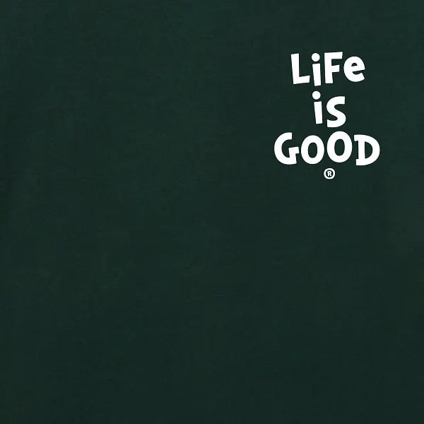 Men's Long Sleeve Crusher Tee - Christmas Cheer - Life is Good Westport, Canada