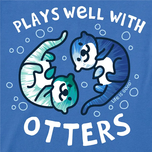 Kids Crusher Tee - Plays Well With Otters - Life is Good Westport, Canada