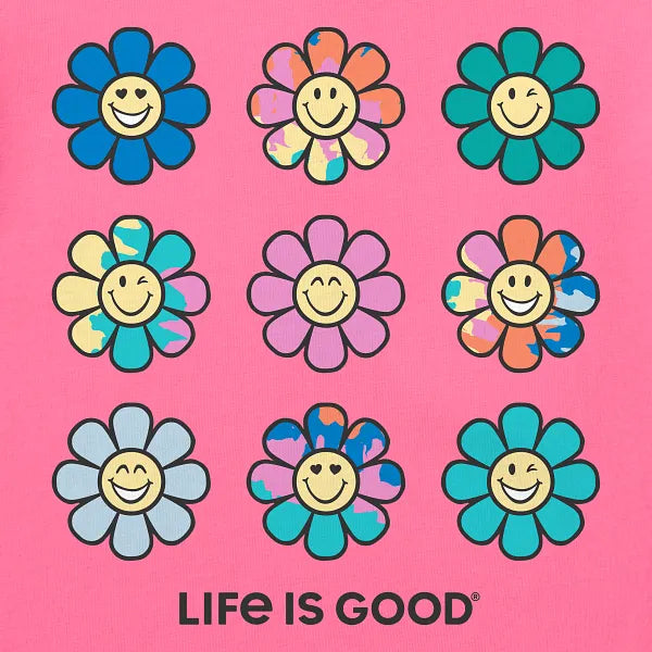 Kids Crusher Tee - Smile Daisys - Life is Good Westport, Canada