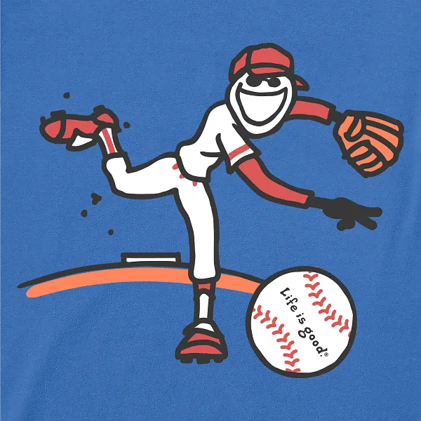 Kids Crusher Tee - Jake Baseball - Life is Good Westport, Canada