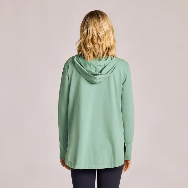 Womens Crusher-Flex Hoodie - Granite Green Crafty LIG - Life is Good Westport, Canada