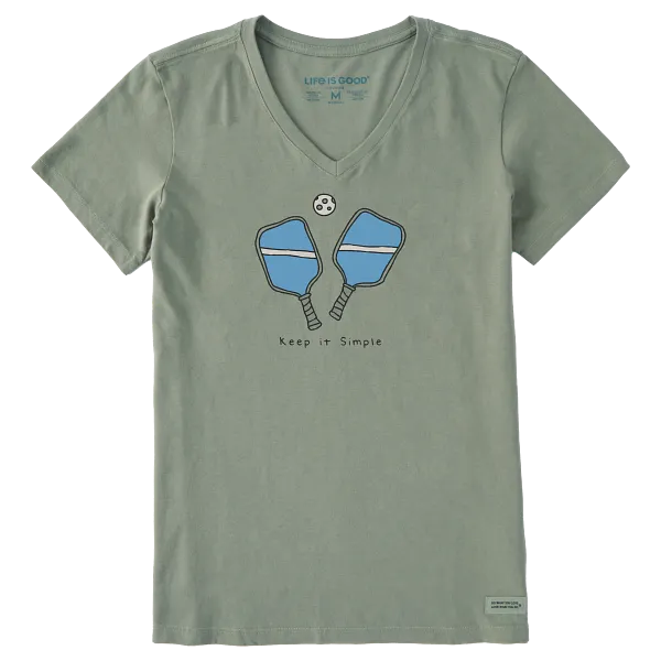 Women's Crusher-LITE Vee - Keep it Simple Pickleball