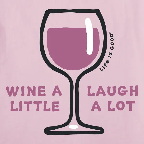 Women's Crusher-LITE Vee - Wine A Little - Life is Good Westport, Canada