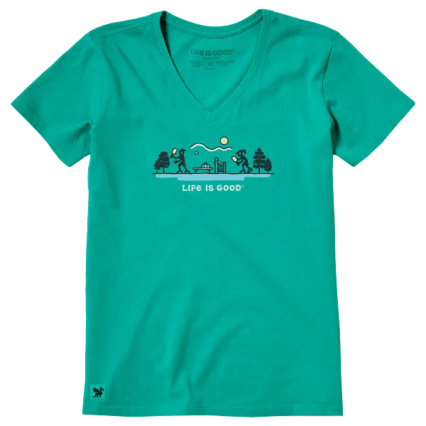 Women's Crusher-LITE Vee - Pickleball Vista - Life is Good Westport, Canada