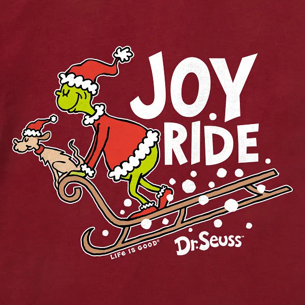 Women's Long Sleeve Crusher Vee - Joy Ride Grinch - Life is Good Westport, Canada
