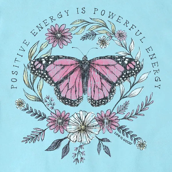 Women's Crusher Vee - Positive Powerful - Life is Good Westport, Canada