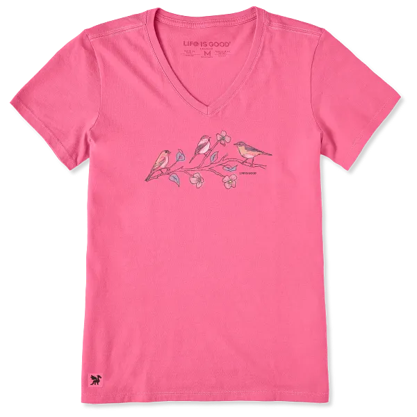 Women's Crusher Vee - Three Little Birds - Life is Good Westport, Canada