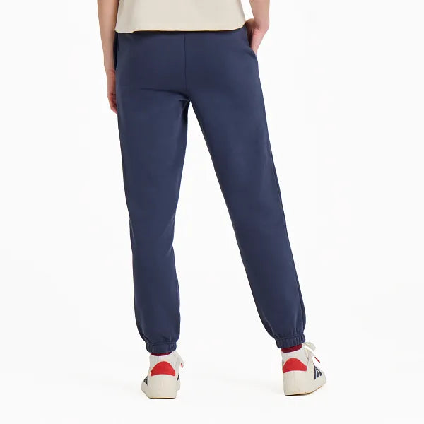 Women's Good Vibes Fleece Jogger - Inkwell Blue - Life is Good Westport, Canada