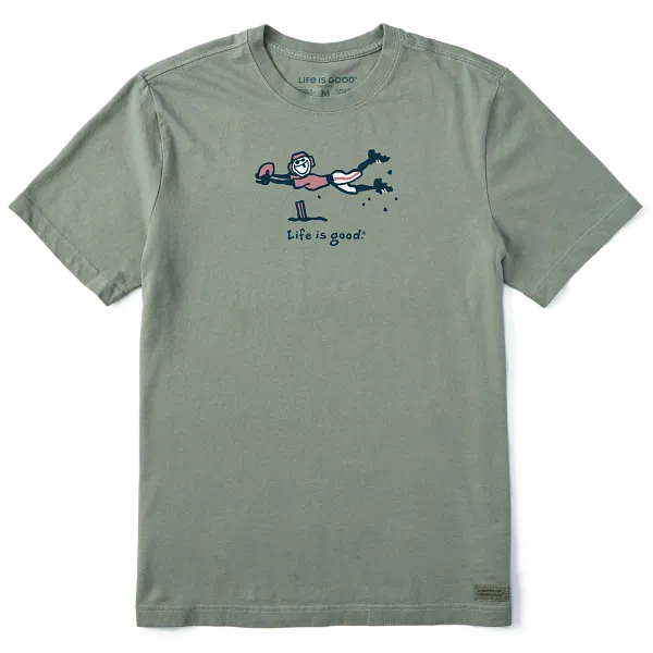 Men's Crusher Tee - Jake Football - Life is Good Westport, Canada