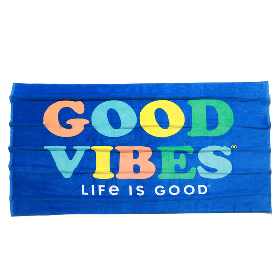 Beach Towel-Good Vibes