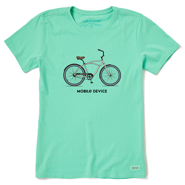 Women's "Crusher-Lite" Tee-Mobile Device (Bicycle)