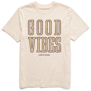 Men's Crusher Tee Good Vibes Athletic (Putty White)