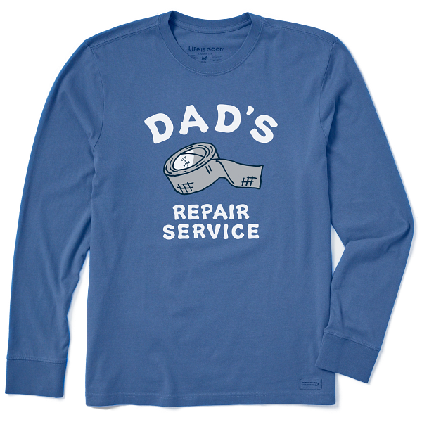 Men's Long Sleeve Crusher Tee Dad's Repair Service
