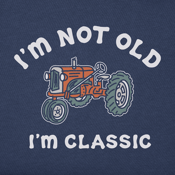 Men's Long Sleeve Crusher I'm not old, I'm Classic Tractor