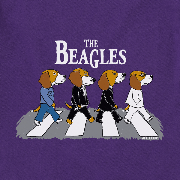 Women's Long Sleeve Crusher-LITE Vee The Beagles