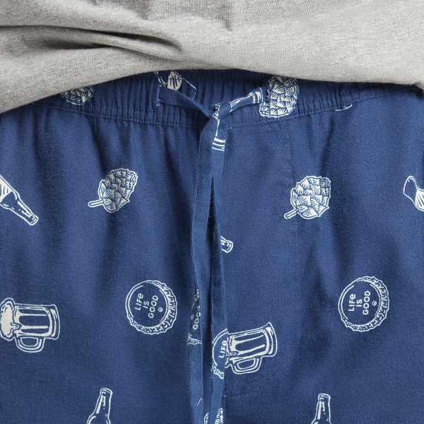 Men's Classic Sleep Pants IPA Beer Pattern