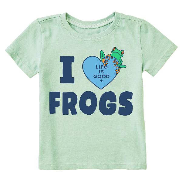 Toddler Crusher Tee I Love Frogs