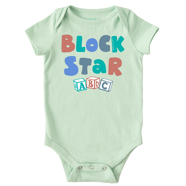 Baby Bodysuit Crusher Block Star ABC's