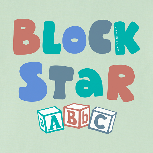 Baby Bodysuit Crusher Block Star ABC's