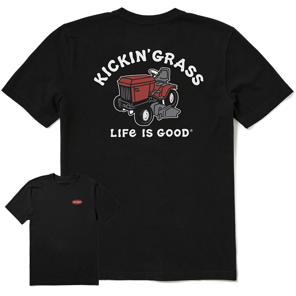 Men's "Crusher-LITE" Tee - Kickin' Grass (Front and Back Graphic)