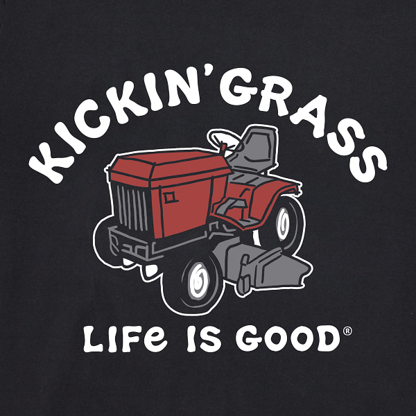 Men's "Crusher-LITE" Tee - Kickin' Grass (Front and Back Graphic)
