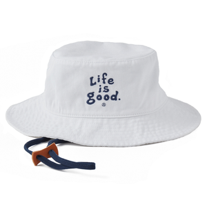 Bucket Hat - LIG Vintage Wordmark (Cloud White)
