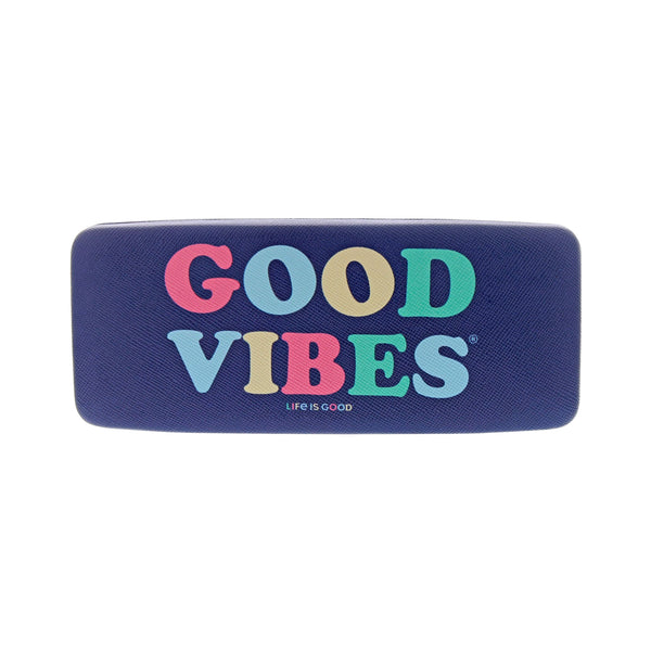 Sunglasses Case CATCH SOME GOOD VIBES NAVY