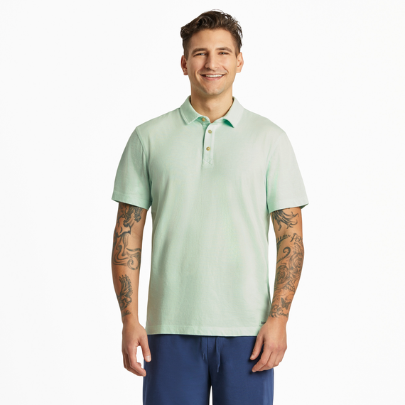 Men's New Crusher-Lite Polo Solid Sage Green