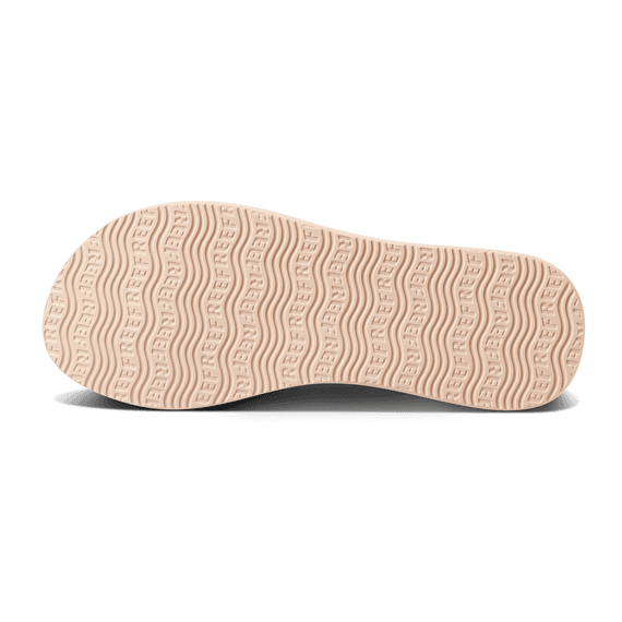 Women's Reef Cushion Flip Flops-Keep It Simple (Natural)