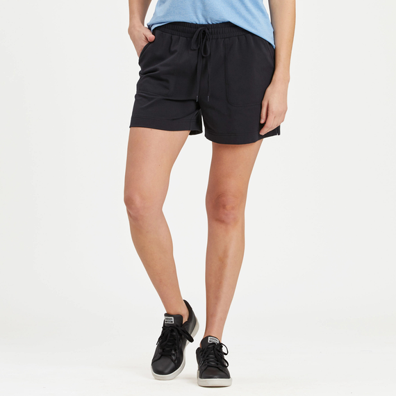 Women's  Crusher-Flex Shorts Solid Black