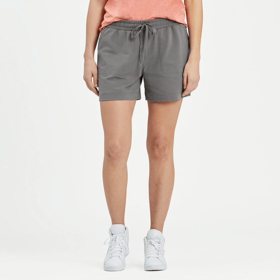 Women's Crusher-Flex Shorts Solid Slate Grey
