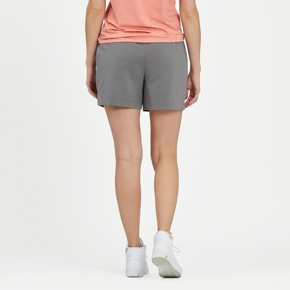 Women's Crusher-Flex Shorts Solid Slate Grey