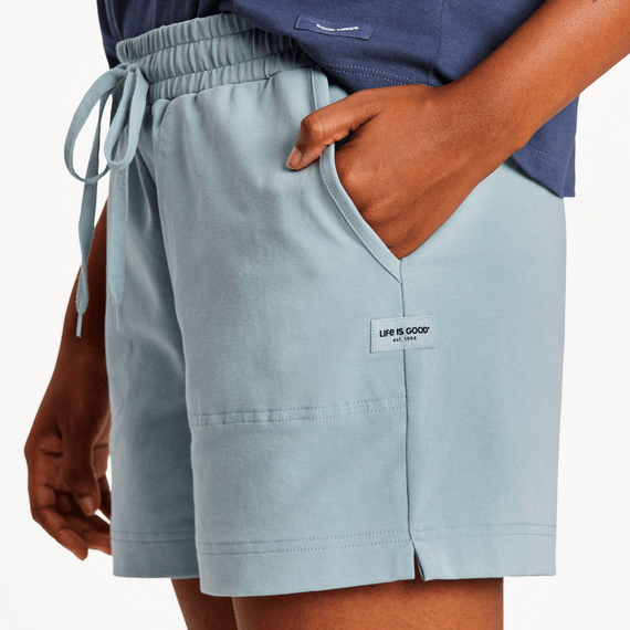 Women's  Crusher-Flex Shorts Solid Smokey Blue